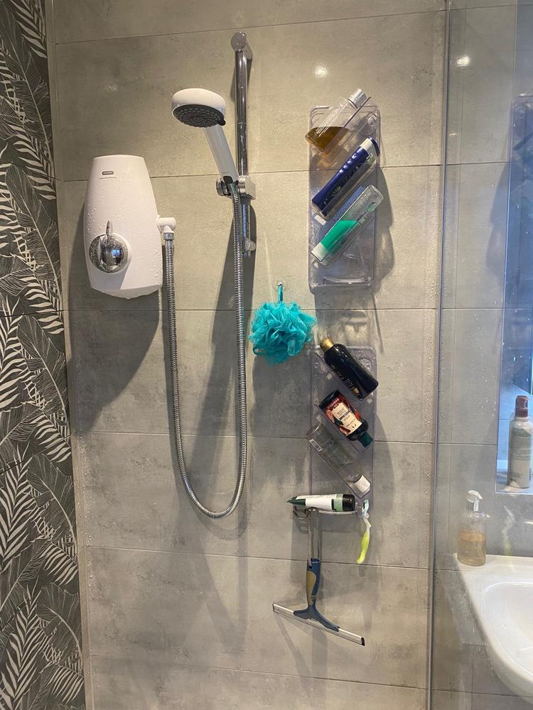 Rustproof & Easy Clean: The ShowerGem Shower Caddy - Customer Photo From Katherine Silva