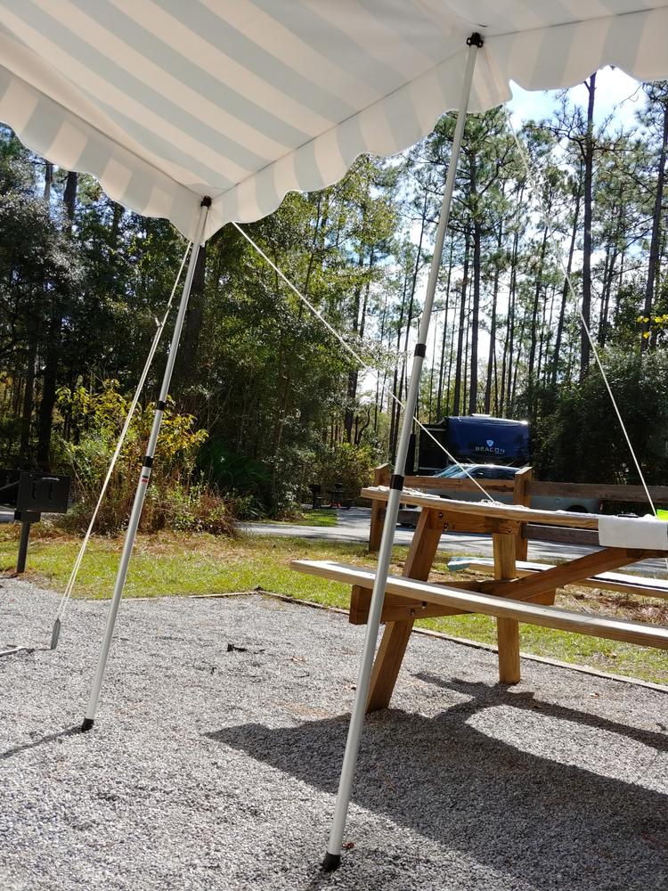 Awning Pull Rod Telescoping Awning Pole With Hook - Adjustable 48 To 73 ...