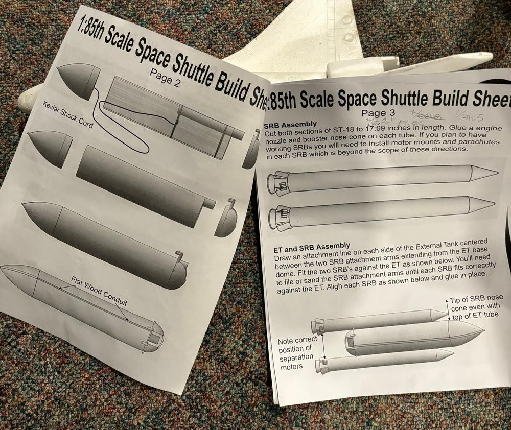 ET/SRB Kit for Space Shuttle BT-101 - Customer Photo From John Cieslak