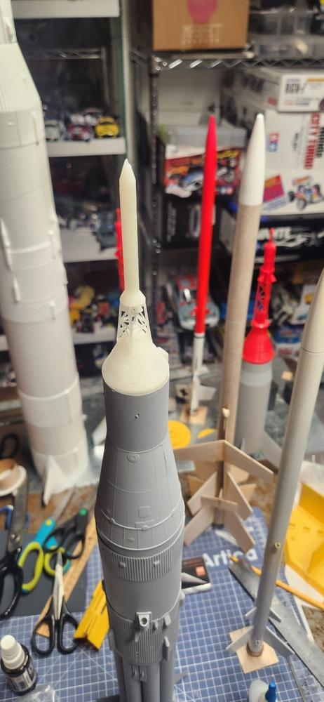 Apollo Capsule & LES Nose Cone Kit - Customer Photo From jeremy janes