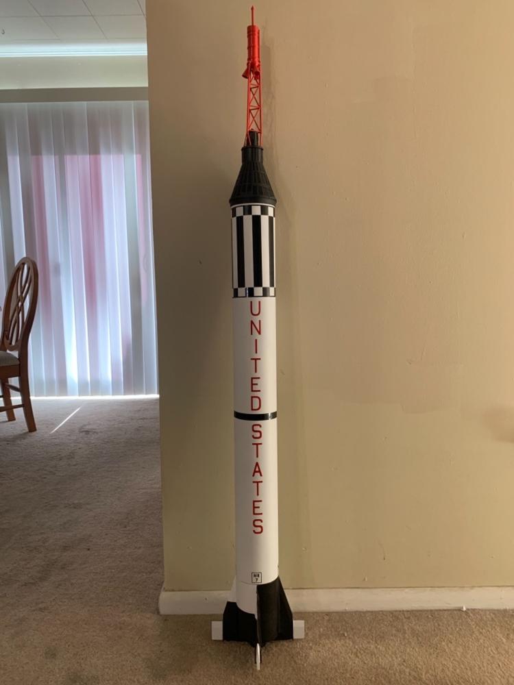 Mercury Redstone Builders Kit 1/17.5th scale for 3.90 Tube - Customer Photo From Louis Santoni