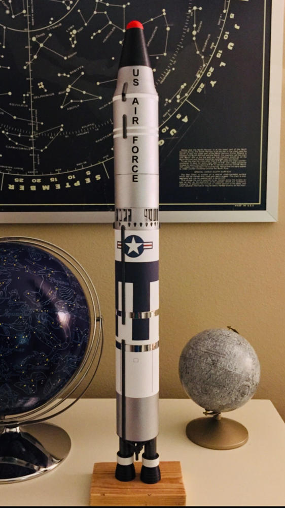 Gemini-Titan model rocket parts kit size BT-80 New Scale 
