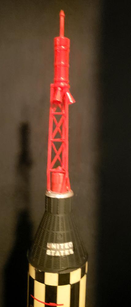 Mercury Capsule and Tower "Square Window" 1/35 scale for ST-20 body tube - Customer Photo From Darrin