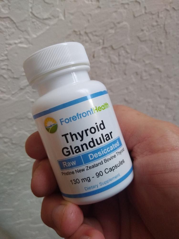 Raw Desiccated Thyroid (130 mg capsules) Forefront Health