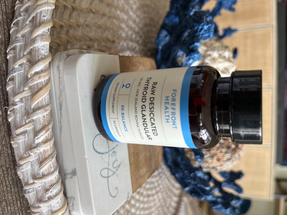 Raw Desiccated Thyroid (130 mg capsules) - Customer Photo From Larry Gill