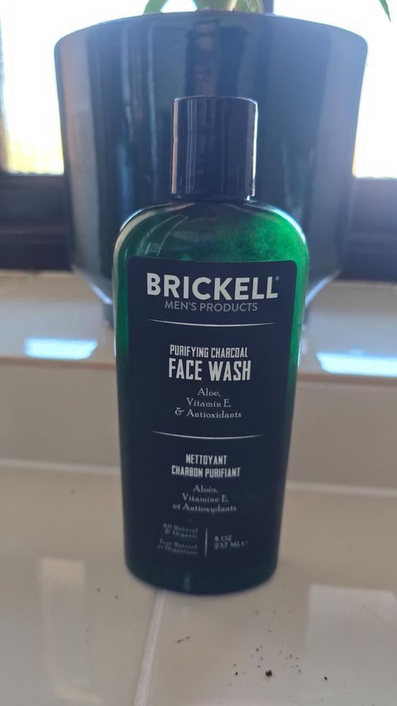Purifying Charcoal Face Wash for Men - Customer Photo From Neil Turkington