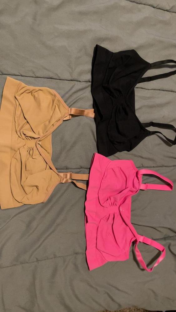 Feelingirl Smooth Seamless Comfort Wireless Bra - Customer Photo From Alexa N.