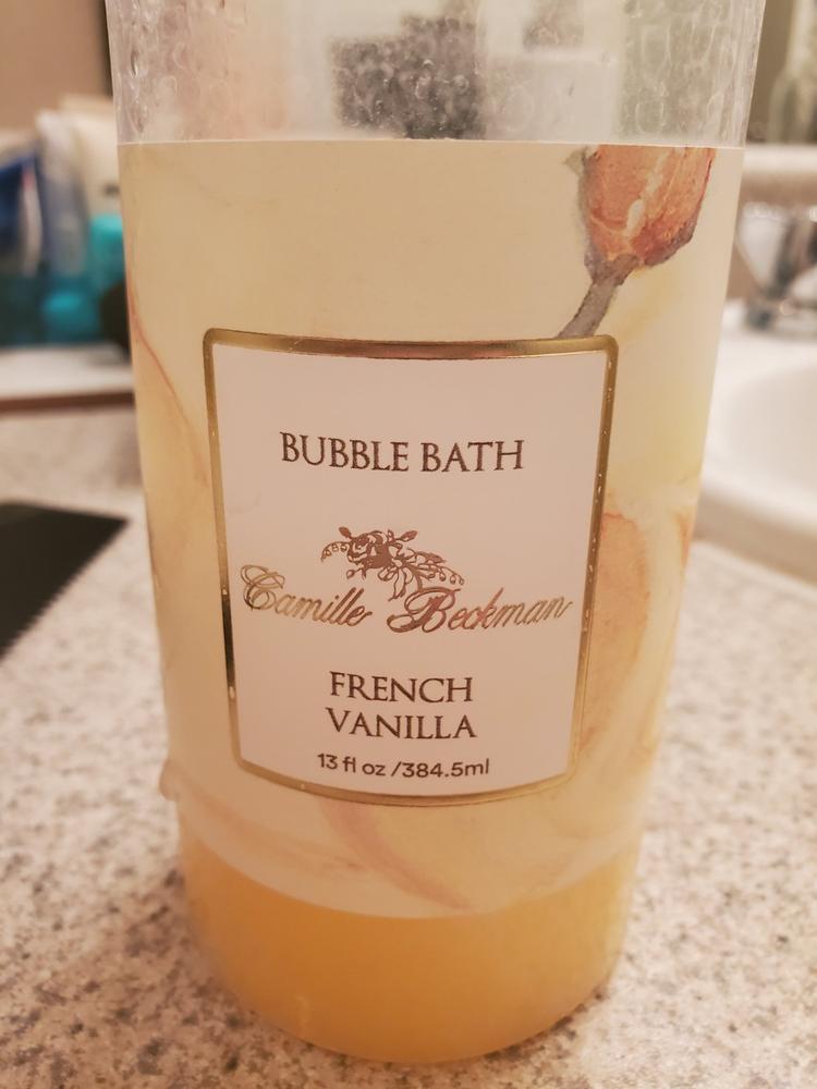 Bubble Bath 13oz French Vanilla - Customer Photo From Genevieve Caradec