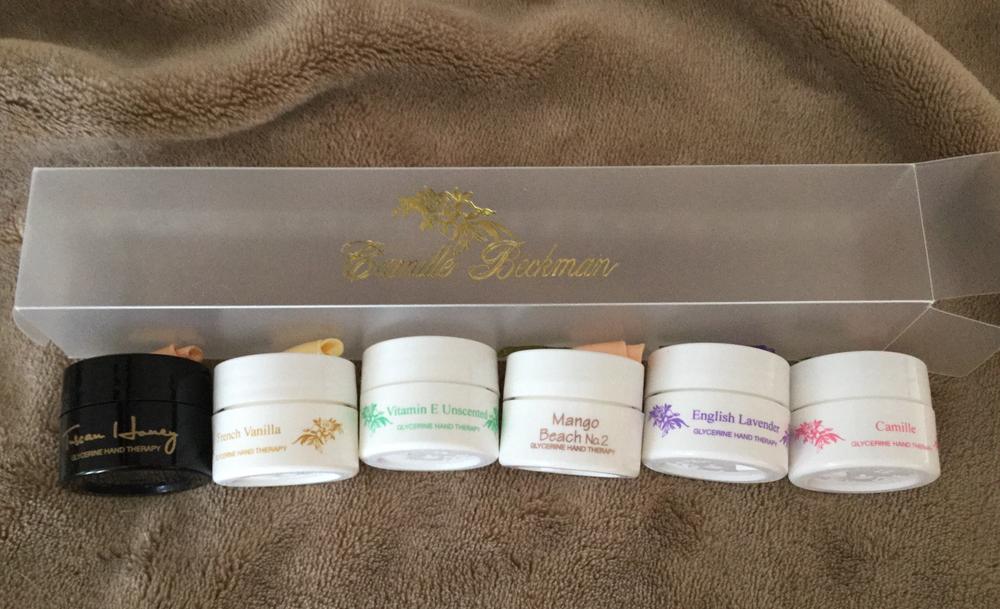 GLYCERINE HAND THERAPY™ Small Pot Sampler - Customer Photo From Julie Narducci