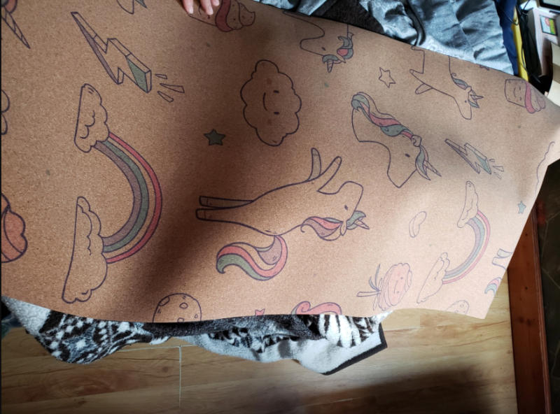 Unicorn Adults Cork Yoga Mat | 4.5MM - Customer Photo From Kayleigh