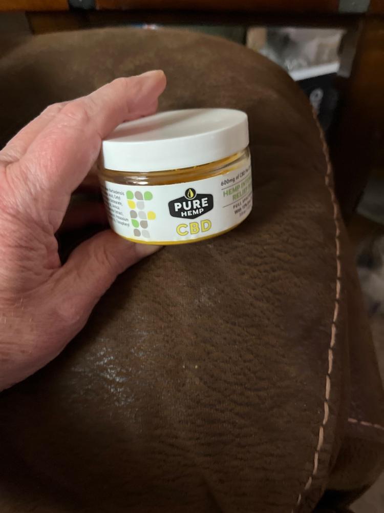 CBD Hemp Intensive Relief Rub with Emu Oil - Full Spectrum 600mg - Customer Photo From John K.