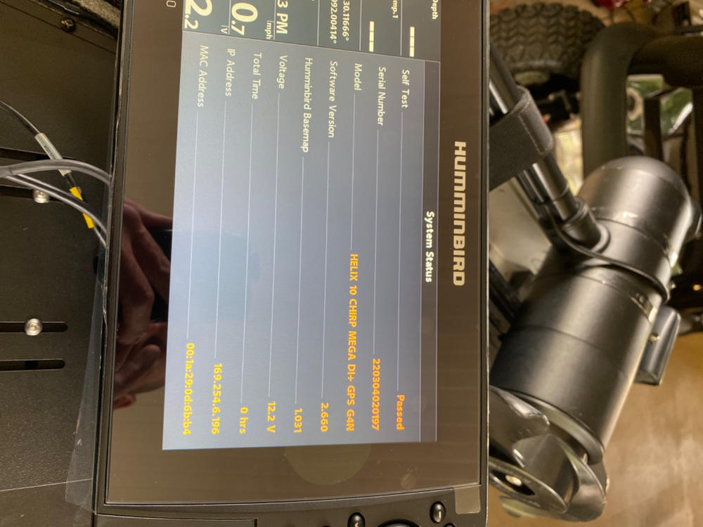 Humminbird HELIX 10 MEGA DI+ GPS G4N CHO Display Only [411410-1CHO] - Customer Photo From Will C.