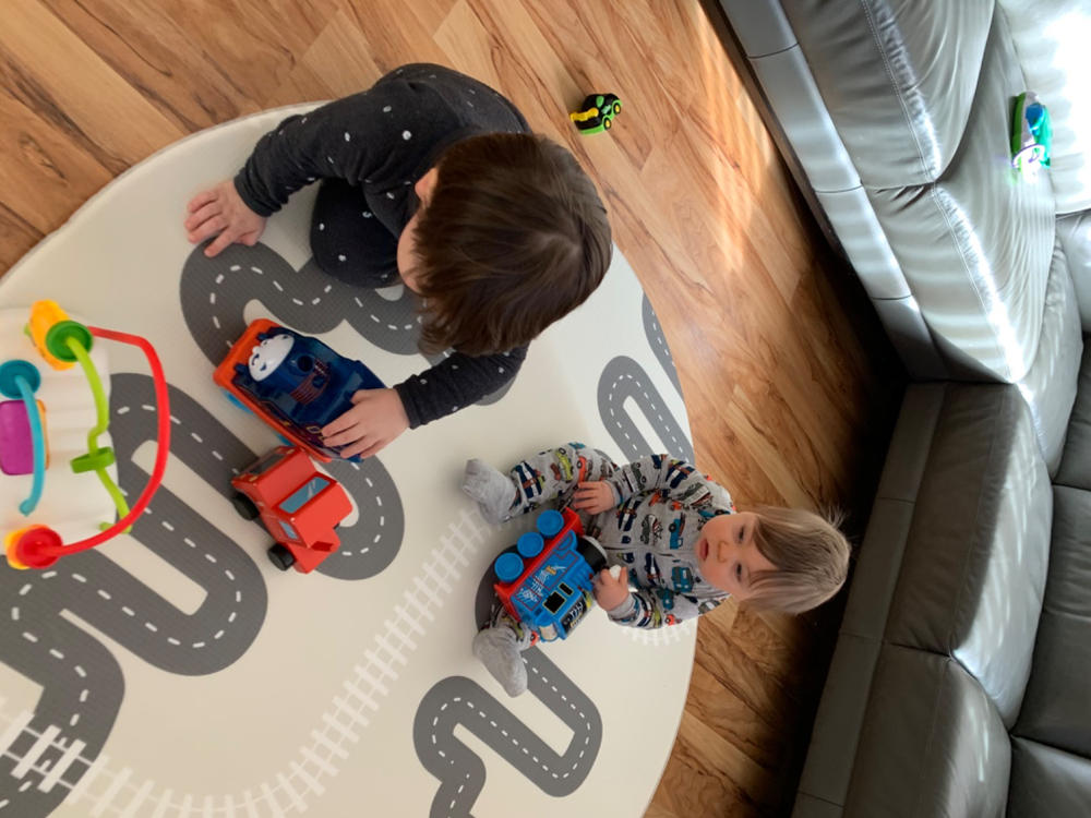 Baby Driver: Boho Round Playmat - Customer Photo From Ann Koulis
