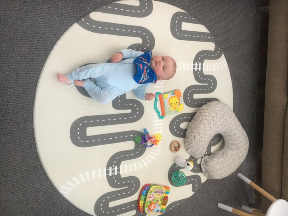 Preorder Baby Driver: Boho Round Playmat - Customer Photo From Rowena Blake