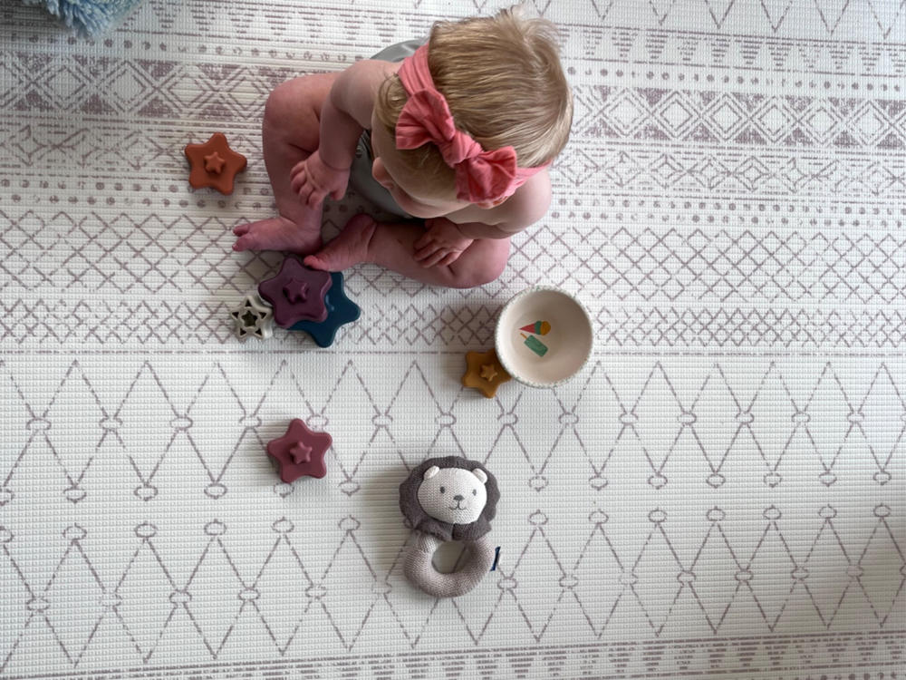 Boho / Boho Grey Large Playmat - Customer Photo From Caitlyn Bennett