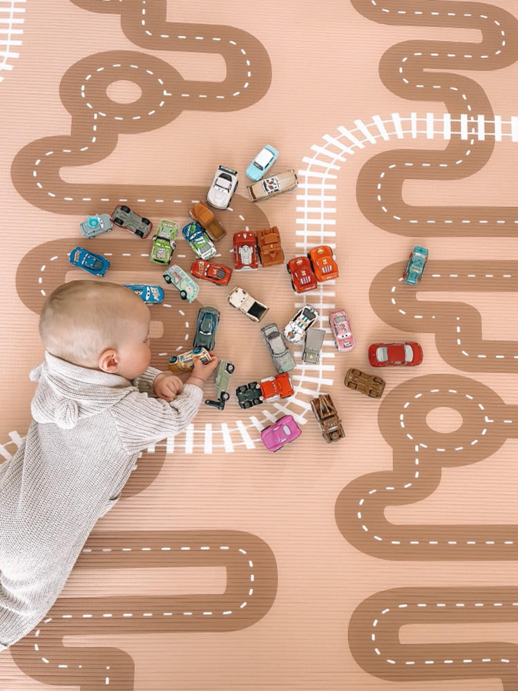 Baby Driver / Blush Boho Playmat - Customer Photo From Laura Oliver