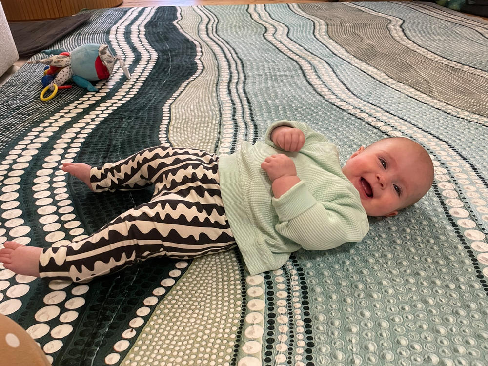 Girliny Girlinyji Reef -By Studio Lowana Snuggle Rug-Sensory Tatami Mat - Customer Photo From Emily King