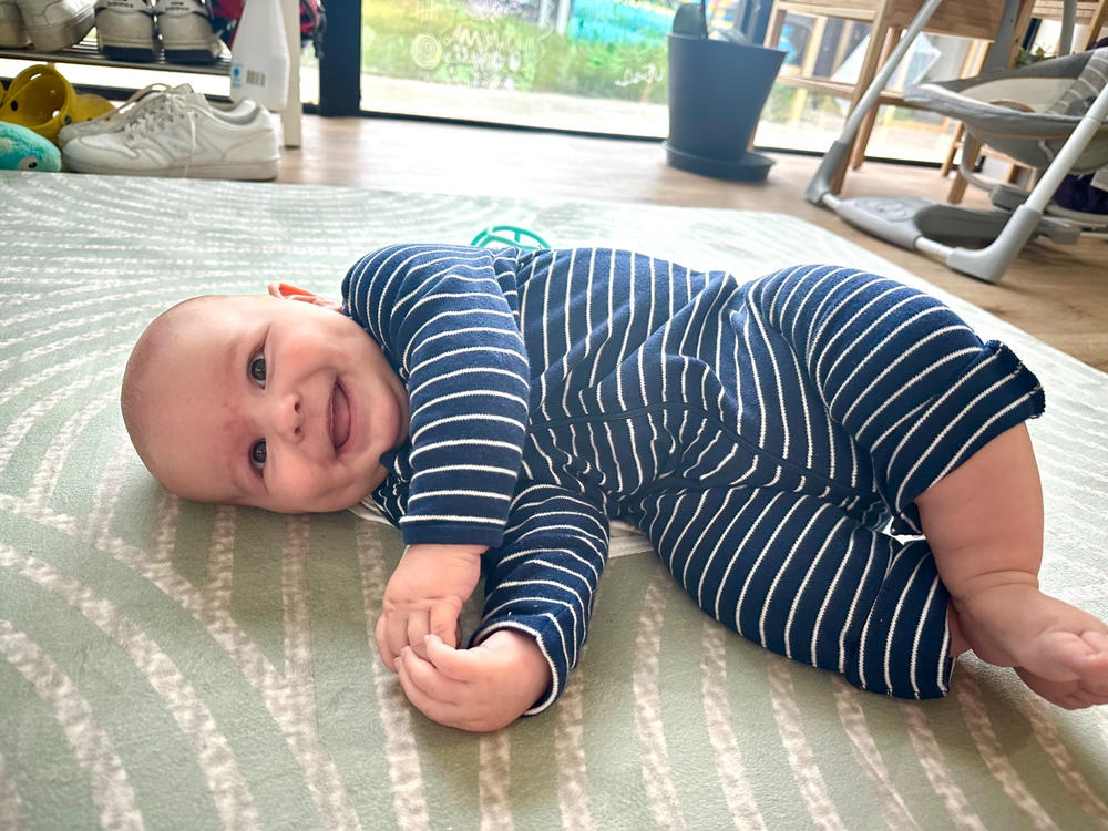 Archie Sage Snuggle Rug -Sensory Tatami Mat - Customer Photo From Anna Pritchard