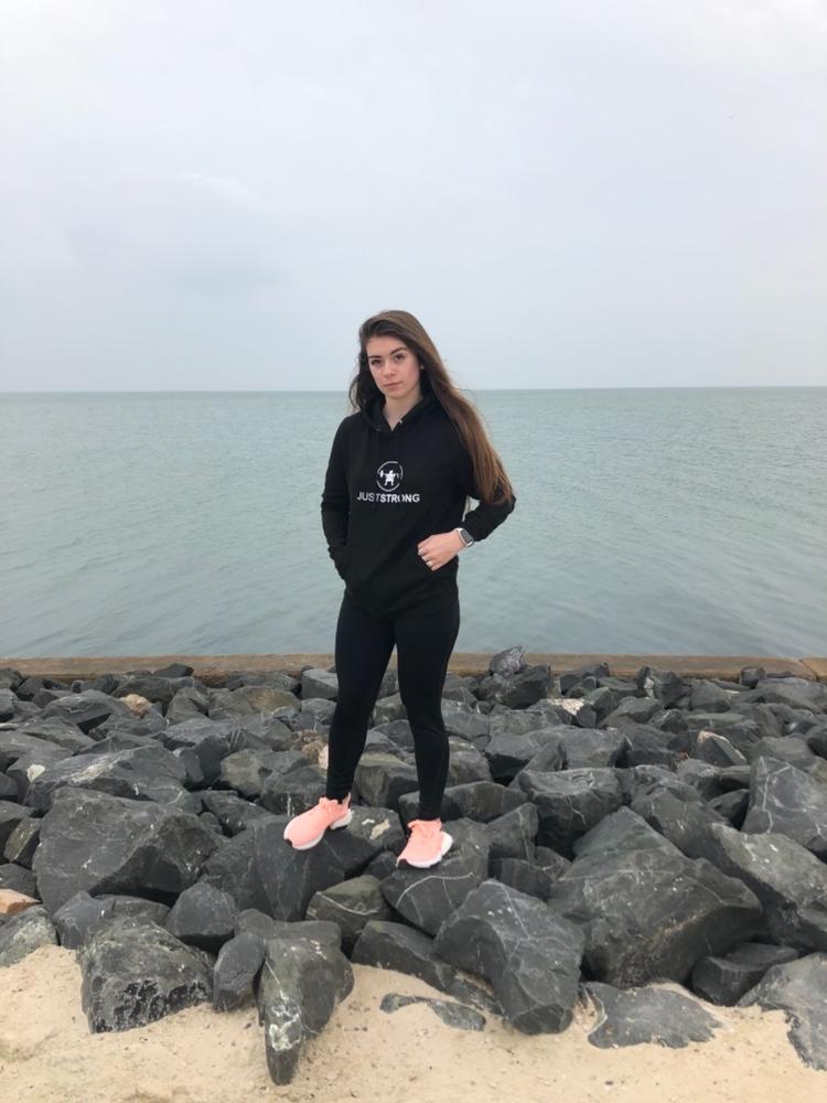 Jet Black Pullover Hoodie - Customer Photo From Luka R.