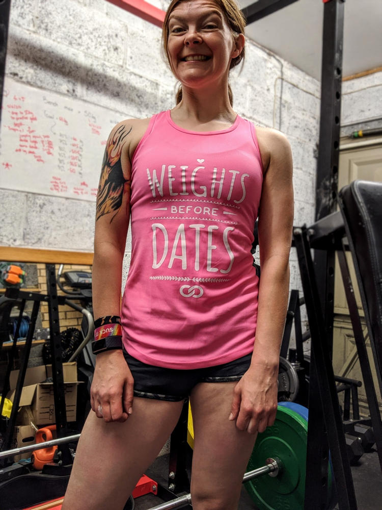 Weights Before Dates Tank – Just Strong