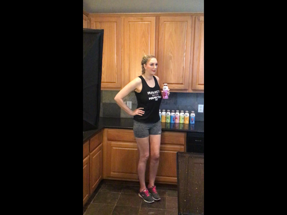 Seamless Grey Ombre Shorts - Customer Photo From grace roberts