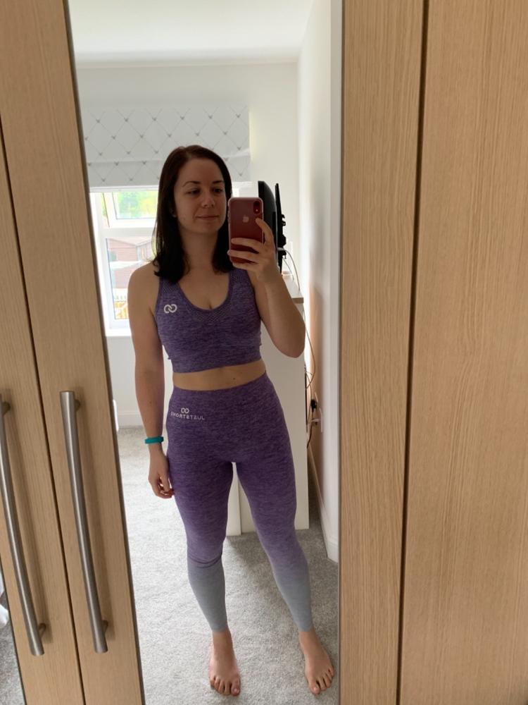Seamless Purple Ombre Capris - Customer Photo From Lynsey Mahmood