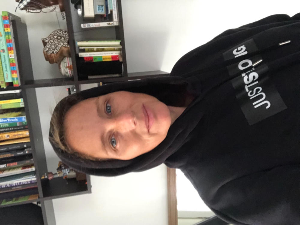 Black Relax Cropped Hoodie - Customer Photo From Lorren Pogson