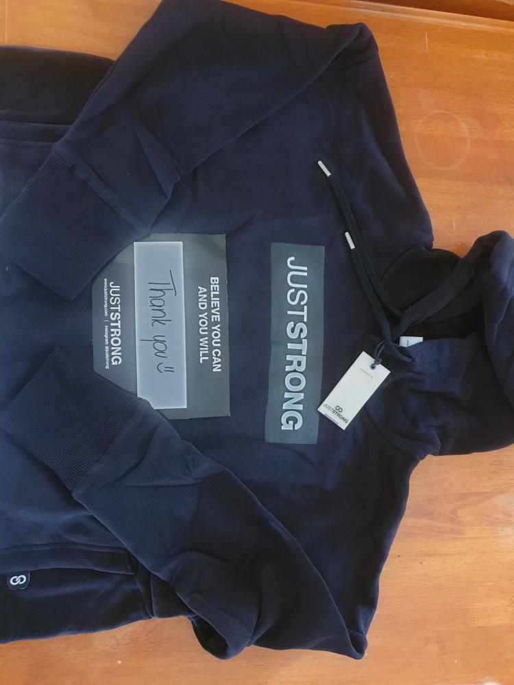 Black Relax Cropped Hoodie - Customer Photo From Jennifer Wallace 