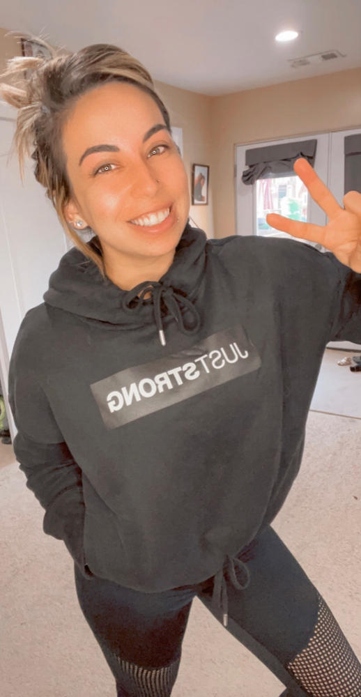 Black Relax Cropped Hoodie - Customer Photo From Buchta