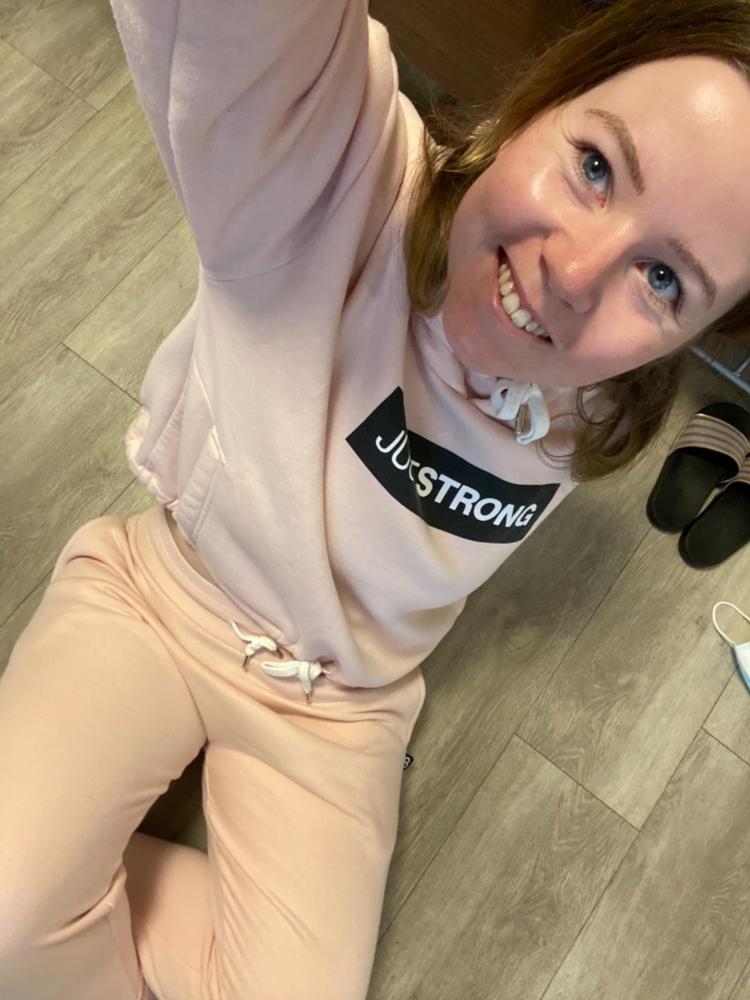 Pearl Pink Marl Relax Joggers - Customer Photo From Jaqueline Piontek