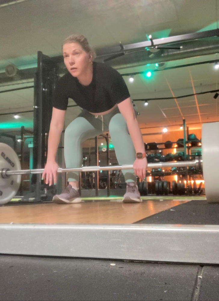 Moss Green Marl Relax Joggers - Customer Photo From Kirsty Crane