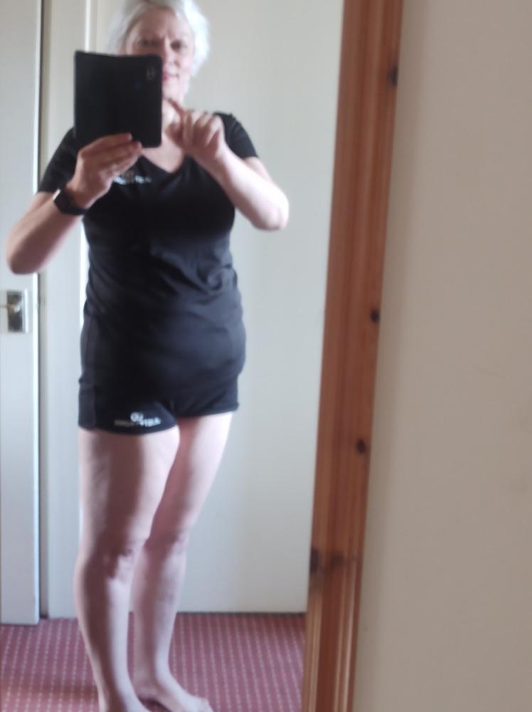 Black Just Strong Track Shorts - Customer Photo From Jane Bednarczyk
