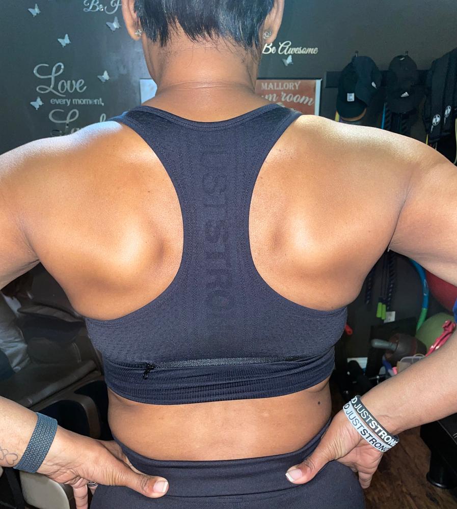 Midnight Ombre Performance Sports Bra - Customer Photo From Tracey Mallory