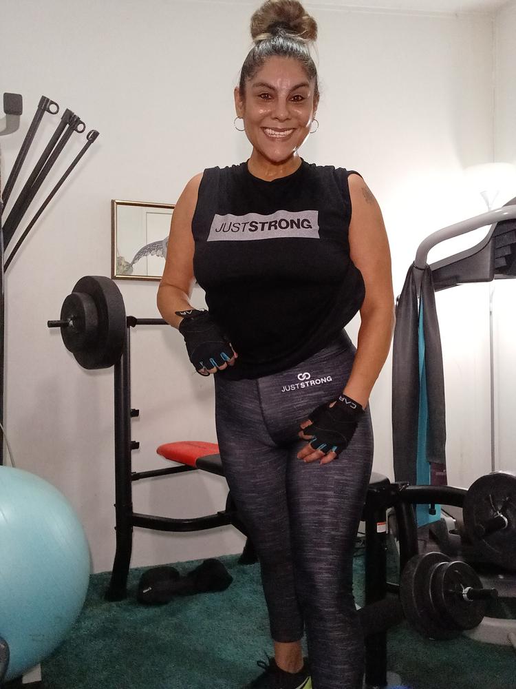 Charcoal Static Bolder Leggings - Customer Photo From Katrina Rosales 