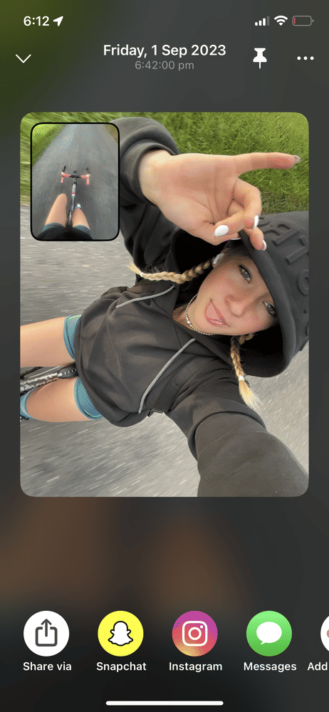 Black Embossed Luxe Minimal Hoodie - Customer Photo From Lottie Gardner 
