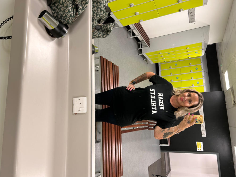 Vegan Athlete T-Shirt (Unisex) - Customer Photo From Emma Landers