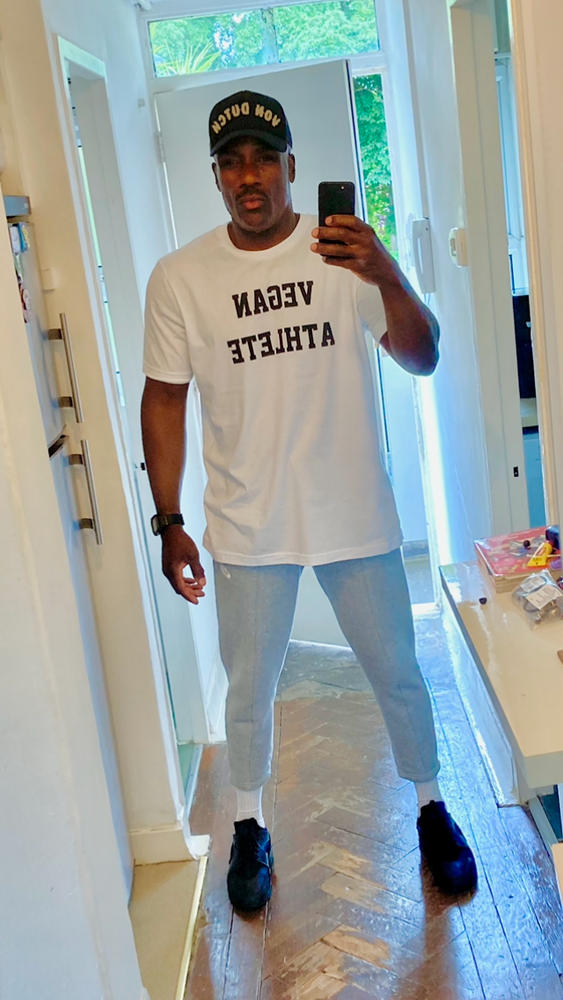 Vegan Athlete Ethical Vegan T-Shirt (Unisex) - Customer Photo From James Francis