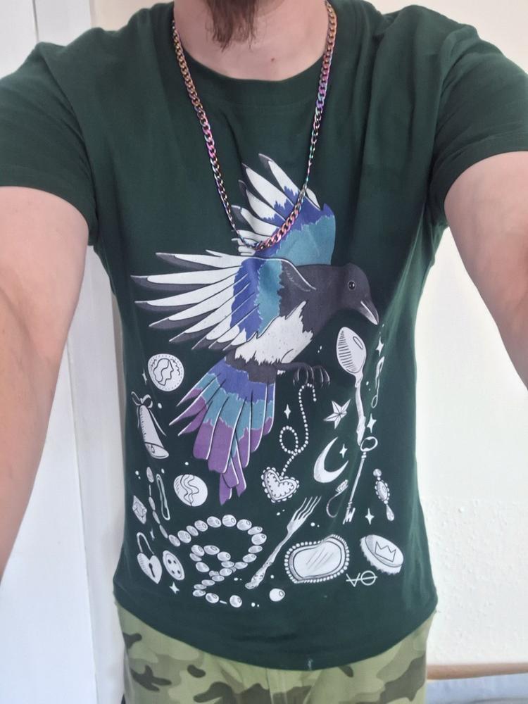 Magpie Treasures T-Shirt (Unisex) - Customer Photo From Al Downing