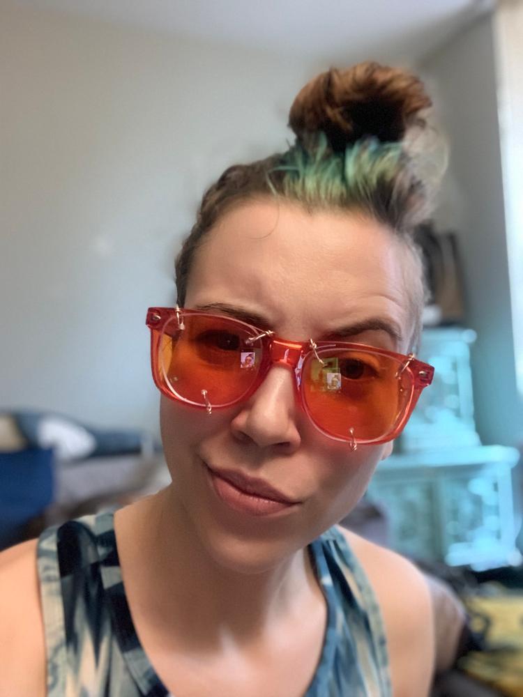 TRANSLUCENT - ORANGE - Customer Photo From Karissa Walaszek