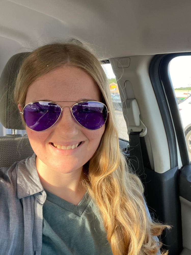 AVIATOR - INDIGO - Customer Photo From Andrea A.