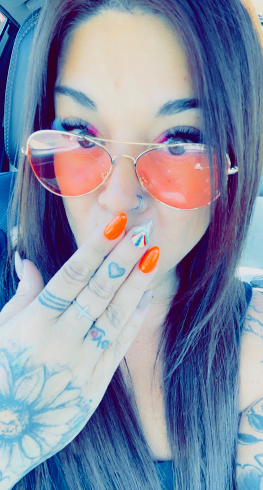 AVIATOR - ROSE - Customer Photo From heather k.