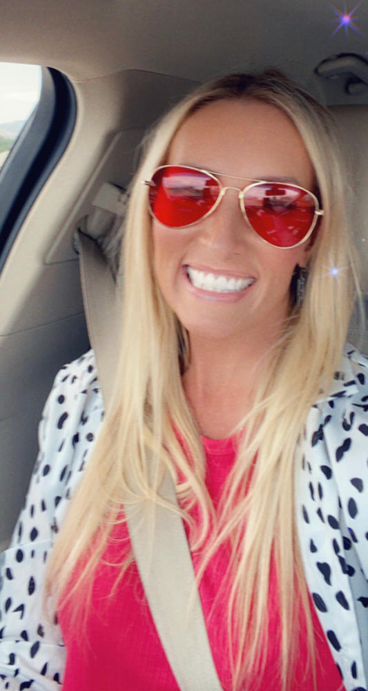AVIATOR - VIOLET - Customer Photo From Katy E.