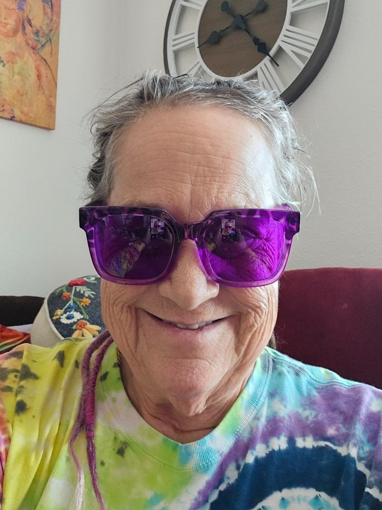 ROUND - BLUE - Customer Photo From Tula Cope