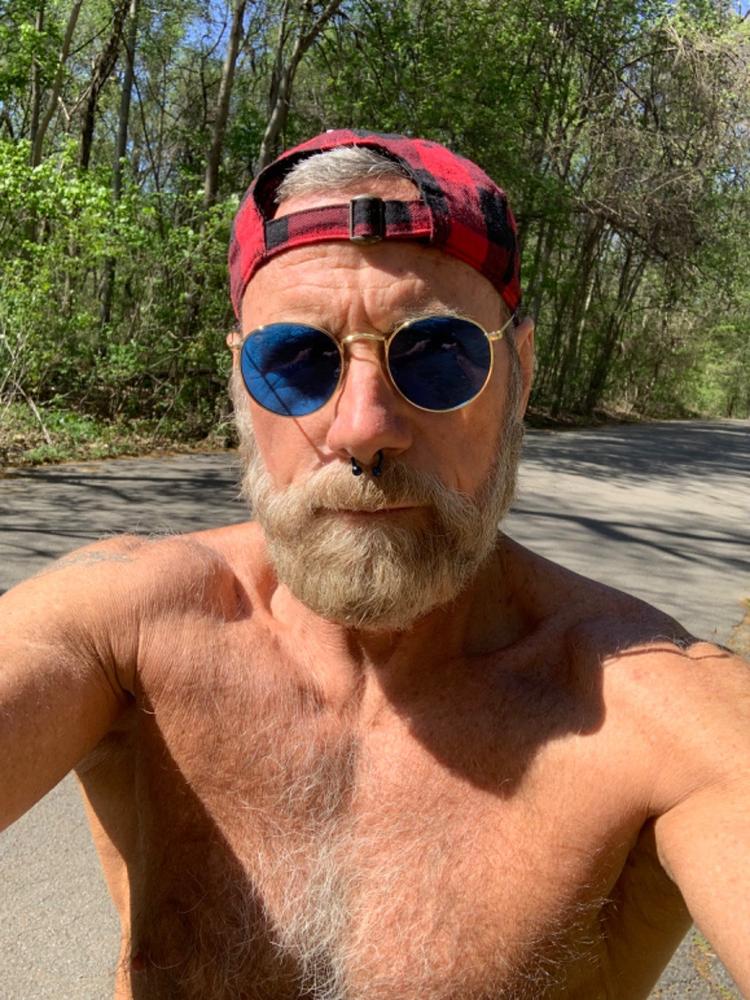 ROUND - BLUE - Customer Photo From Mark H.