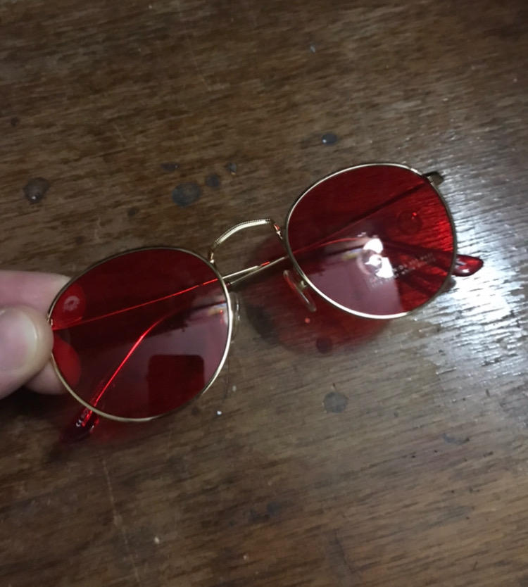 ROUND - RED - Customer Photo From Livingston
