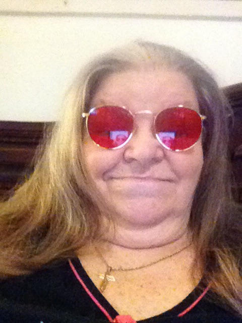 ROUND - RED - Customer Photo From Valorie M.