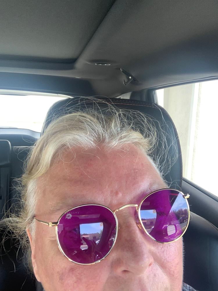 ROUND - VIOLET - Customer Photo From Julie