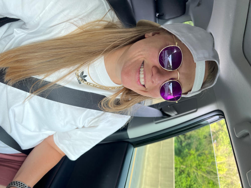 ROUND - VIOLET - Customer Photo From Carley M.