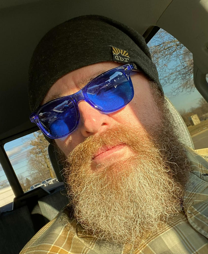 TRANSLUCENT - BLUE - Customer Photo From JASON P.
