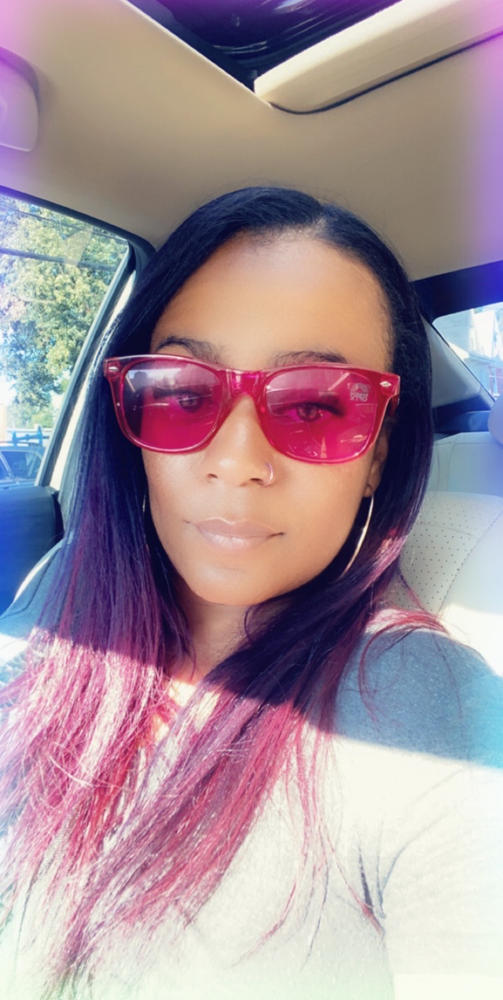 TRANSLUCENT - MAGENTA - Customer Photo From Taylor J.